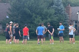 Football-boys-standing-field